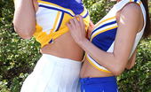 Les Anal 513613 Agnes & Jane Cheerleaders Agnes & Jane Lick Each Other'S Pussies And Shove Dildos Up Their Ass Outdoors Les Anal
