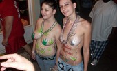 Party Wild Naked 516784 Wild Women Wearing Only Body Paint At Fantasy Fest Key West Party Wild Naked
