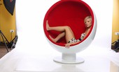 Petite Lover 517280 Tiffany Tiffany Posing In A Red Moon Chair Petite Lover
