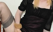 Nylon Extreme 518525 Young Blonde Nyloned Up Toys Herself Nylon Extreme
