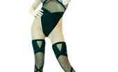 Club Anita 519026 Leg Set Anita Dark Black And White! Club Anita
