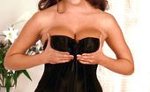 Gent Online 520192 Jessica L Stunning Brunette In Stockings Showing Off Her Big Breasts Gent Online
