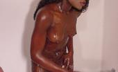 Hood Hardcore 521102 Hot Black Taniqua Gets Inside The Shower And Oils Her Hot Ebony Body Hood Hardcore

