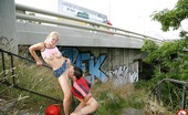 Public Place Pussy 521773 Jana Blonde Girl Is Having Naughty Sex Near The Crowded Highway Public Place Pussy
