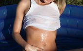 Baby Oil Fetish 521836 Tiffany Covered In Babyoil In The Pool Baby Oil Fetish
