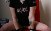 Andi Love 522107 Hot Teen Rock Girl Andi Love Stripping And Showing Her Petite Twat On A Red Chair Andi Love
