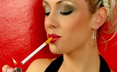 Smoking Femme Fatale 523920 Lipstick And Long Cigarette Smoking Fetish Model Michelle Monroe Smokes A Long 120 Cigarette In Bright Red Lipstick Smoking Femme Fatale
