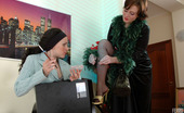 Lick Nylons 524638 Gwendolen & Ira Black-Stockinged Lady-Boss Going Down On Her Attractive Nyloned Assistant Lick Nylons
