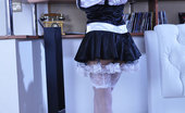 Lick Nylons 524809 Jenny Busty French Maid In Expensive White Stockings Seduced By Her Lesbian Miss Lick Nylons
