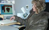 Is That Grandma 525239 Blonde Grandma Getting Nasty In The Office Is That Grandma
