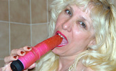 On Moms 526808 Mature Blonde With Dildo In BathroomLonely Mature Blonde Galina Masturbates With Dildo In Her Bathroom Getting A Fuck Substitute On Moms
