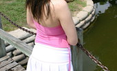 GND Amy 528990 Amy Flashes Her Ass And Tiny Thong Out In A Public Park GND Amy
