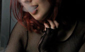 Glamour Smokers 529016 Gabrielle Cute Redhead Smoking In Nasty Lingerie Glamour Smokers
