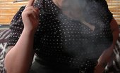 Glamour Smokers 529051 Busty Babe Posing Sexy While Smoking Glamour Smokers

