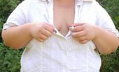 Fatties On Film 529963 Cock Starved BBW Model Amanda Strips Off Her Clothes Outdoors To Give Off An Excellent Blowjob Fatties On Film
