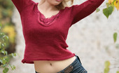 Ero Katya 533187 Curly Blonde Katya Taking Off Her Jeans And Shirt And Showing Her Shaved Pussy Ero Katya
