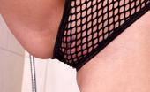 Lingerie Queens 534173 Slim Blonde In Sexy Fishnet Lingerie Undressing Ready For A Shower Lingerie Queens
