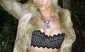 Lingerie Queens 534308 Pretty Blonde Shows Off Her Sexy Lingerie Under Her Fur Coat In A Erotic Outdoor Shoot Lingerie Queens
