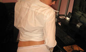 Kitty's Panties 534438 Teen Kitty Teasing In Her Mommys Secretary Dress Kitty's Panties