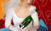 Planet Uniform 535073 Bride Playing With Champagne Bottle Planet Uniform
