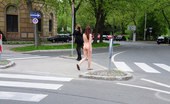 NIP Activity 537752 Damjana Naked Naughty Babe Shows Her Ass In Public NIP Activity
