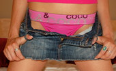 GND Cali 538057 A Really Cute Cali Shows Off Her Tight Teen Ass In A Pink Thong GND Cali
