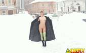 Dirty Public Nudity 540383 Alisa Pissing In The Snow Dirty Public Nudity
