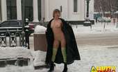 Dirty Public Nudity 540383 Alisa Pissing In The Snow Dirty Public Nudity
