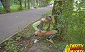 Dirty Public Nudity 540404 Ksenia Pissing In Two Spots Dirty Public Nudity
