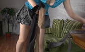 Pantyhose 1 Clara & Megan Stunning Lesbian Babes In Sheer Pantyhose Going For A Lickety-Split Workout Pantyhose 1
