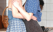 Pantyhose 1 544398 Emilia & Kathleen Upskirt Gals Getting To Vigorous Kiss-N-Lick Action Without Taking Off Hose Pantyhose 1
