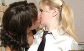 Pantyhose 1 544444 Gloria & Deborah Pony-Tailed Gal Getting Her Nyloned Ass Spanked Before Kiss-N-Lick Action Pantyhose 1
