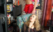 Pantyhose 1 544721 Florence & Diana Blonde Maid In Flying Skirt And Grey Control Top Hose Seduced By A Mistress Pantyhose 1
