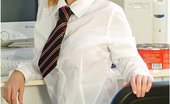 Pantyhose Bang 545079 Hot Busty Secretary Peach Shows Pantyhose Pantyhose Bang
