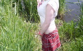 GND Sadie 548303 Emo Teen Proves That She Has No Bra On When She Lifts Her Top On The Way Home From School GND Sadie
