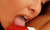 Totally Redhead 549339 Delicate Redheaded Lesbian Eats Strawberry With Cream From A Blondie`S Body Totally Redhead

