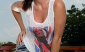 Sandra Shine Live 549814 Sandra Shine Brunette In Jeans Shorts Playing With Her Pussy Outdoors Sandra Shine Live
