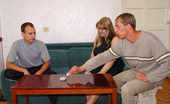 Russian Teachers Nude Card Playing By A Hot Full-Breasted Blonde And Two Guys Russian Teachers
