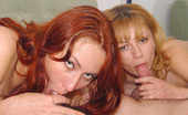 Russian Teachers 549861 Wild Oral Action By Two Guys, A Hot Blonde And A Sexy Redhead Russian Teachers
