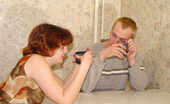 Russian Teachers 549863 A Hot Redhead Receives Oral Pleasure On A Table Russian Teachers
