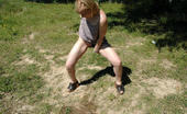 Street Piss 551140 Hot Blonde Pees On A Forest Glade Street Piss
