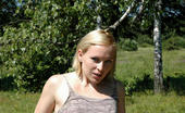 Street Piss 551140 Hot Blonde Pees On A Forest Glade Street Piss
