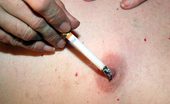 Smoking Divas 551682 Mistress Omega Burning With A Cigarette Smoking Divas
