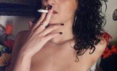 Smoking Divas 551694 Topless Gal Has Smoke Smoking Divas
