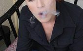 Smoking Divas 551717 Redhead Sneaks A Smoke Smoking Divas

