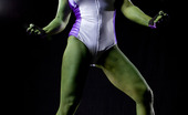 Pinko HD 553746 Chyna Green Gobbler Green Cock Gobbling Super Hero Gets Cock Pinko HD
