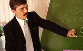 Old Man School 554317 Blonde Girl Sucks All Juices Out Of Teacher'S Cock Old Man School
