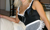 Club GND 555662 Britney Cute Teen Dresses Up In Her Maids Outfit And Then Strips Out Of It Club GND
