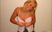 Club GND 555672 Chrissy Cute Teen Lets You Let Up Her Skirt To See Her Pink Lace Panties Club GND
