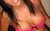 Club GND 555714 Sam Sams Big Perky Tits Are Almost Popping Out Of Her Tiny Pink Bra Club GND

